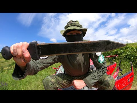 Cold Steel GLADIUS MACHETE - DESTRUCTION TEST - UNTIL IT BREAKS - 1055 CARBON STEEL@csknives