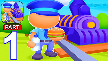 Railroad Masters - Gameplay Walkthrough Part 1 Tutorial Train Station Master Tycoon (Android, iOS)