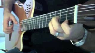 Video thumbnail of "A La  Nanita Nana " Spanish Lullaby " Easy Guitar Solo"