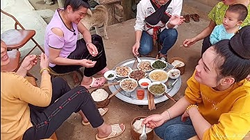 Bữa Cơm Ngày Thờ Nhà ( Sơ Hươn ) Trong Dịp Tết Của Người Thái Tây Bắc | Đồng Bào Miền Núi