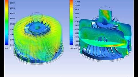 simulation of impeller in ansys fluent results