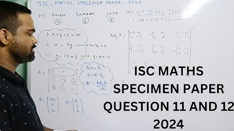 isc maths specimen paper solved 2024, isc 2024 mathematics specimen paper solution, isc maths