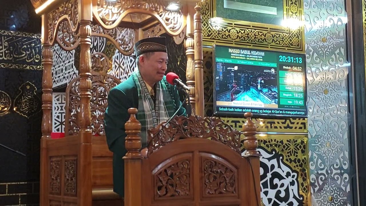 Ceramah Tarwih Malam ke 9 Tema: