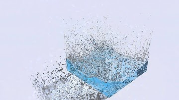 Water simulation in Blender/Yafaray