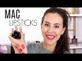 MAC Lipstick Collection || Amplified || Favorites, Swatches & Wear Test