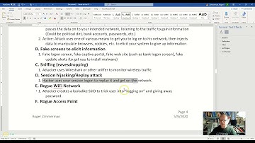 WiFi attacks session hijacking