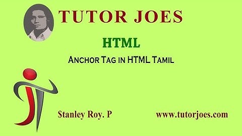 anchor tag in html tamil