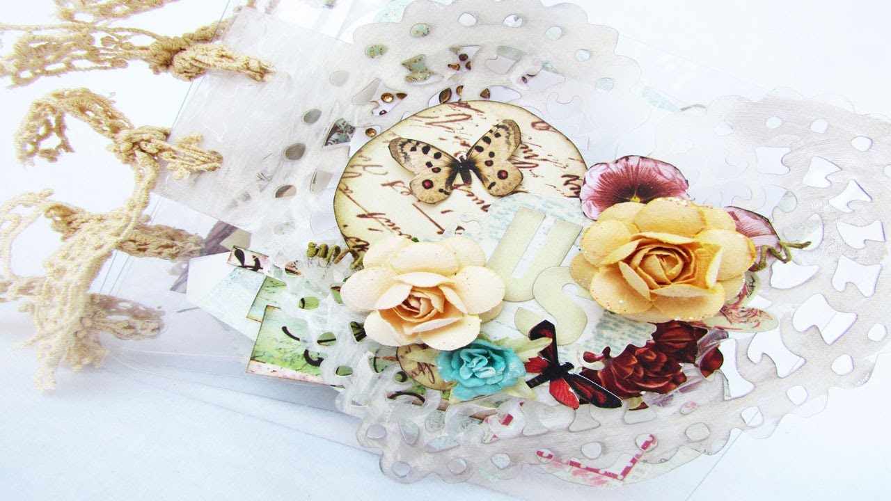Shabby Chic Acrylic Album! scrapbooking tarjetas