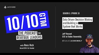 Data Driven Decision Making and Building a System that Works with Jeff Rosset, CEO at Sales Assembly