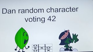 Dan random character voting 42