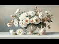 Art Frame TV | Bright Floral Still Life  Art | 1 Hour Loop
