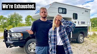 We’ve been miserable. Something needed to change | Full Time Truck Camper Reality