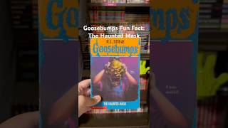 Goosebumps Fun Fact: The Haunted Mask #goosebumpsseries #goosebumpsbooks #goosebumps #rlstine
