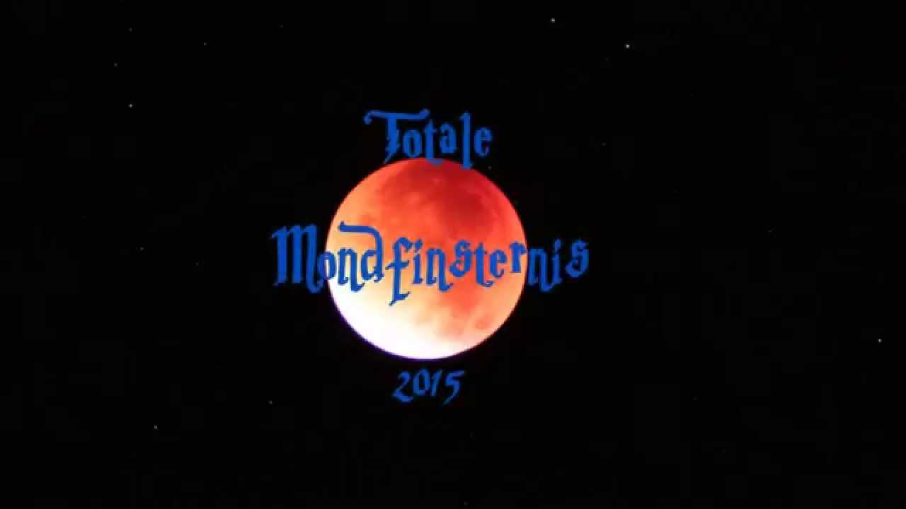 Mondfinsternis / Red moon eclipse - YouTube