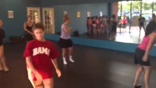 contemporary class at DanceFX Atlanta with Darbie Duff