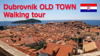Dubrovnik Croatia 🇭🇷 OLD Town | Walls of Dubrovnik Walking Tour in 4K (Sunny Day ☀️)