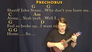 Sloop John B (Traditional) Ukulele Cover Lesson in G Major with Chords/Lyrics