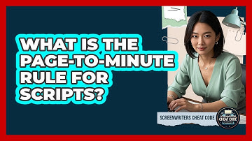 What Is The Page-To-Minute Rule For Scripts?