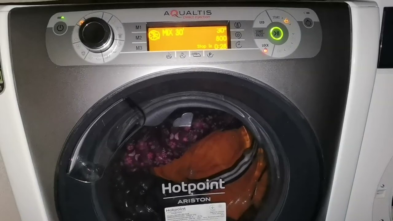 verdund redden beroemd Washing Machine Hotpoint-Ariston Direct Injection 10kg | AQ105D 49D 10Kg  1400Rpm A+++ Super Silent - YouTube