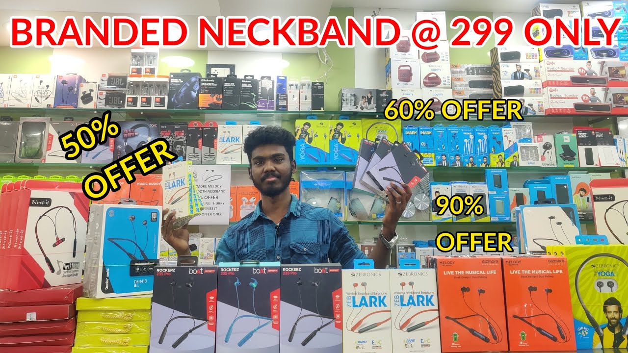 Branded Neckband @299 Only | Bluetooth Neckband Offer 50% To 90% | 