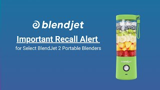 How to Check if Your BlendJet 2 is Included in the Voluntary Recall.