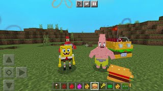 SpongeBob ADDON in Minecraft PE