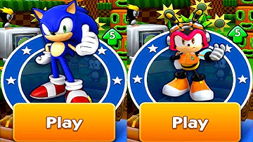 Sonic Dash Sonic VS Charmy Gameplay (iOS, Android) Part 1