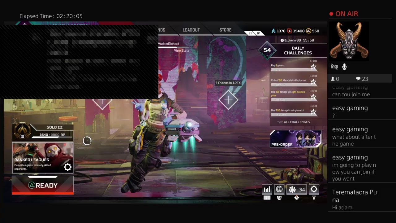 Training before PUSHING TO PLATINUM-APEX LEGENDS LIVE 2020 LETS GO!!