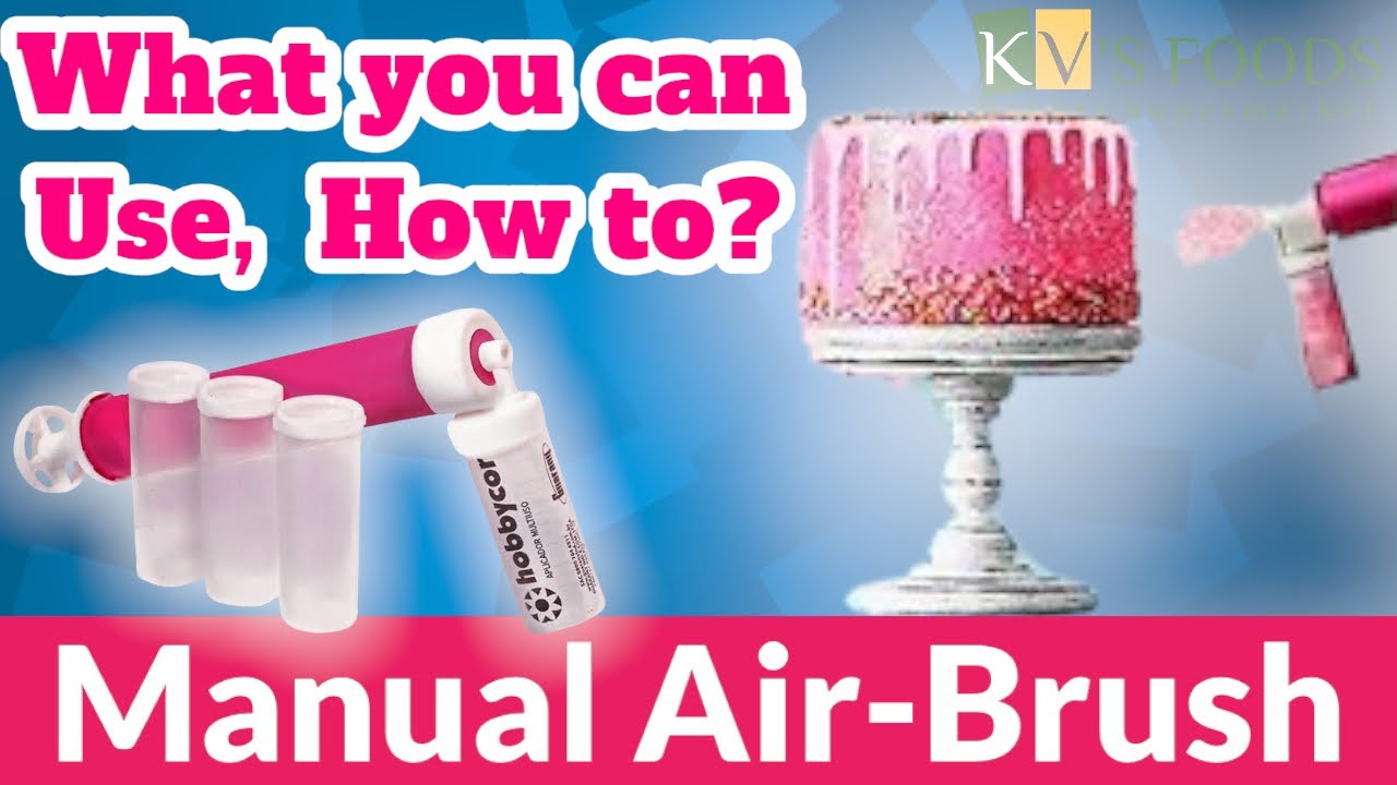 How to Use Manual Air Brush, What all can be used in Manual Air Brush?