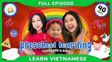 Learn Vietnamese - Toddler Learning Video - Learn Colors, Emotions & Animals | Mommy & Me Vietnamese