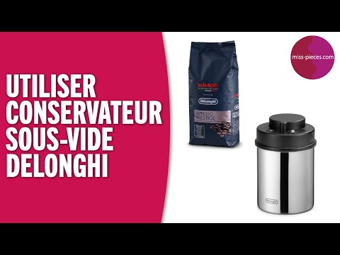 Boite a vide pour cafe en grains delonghi 