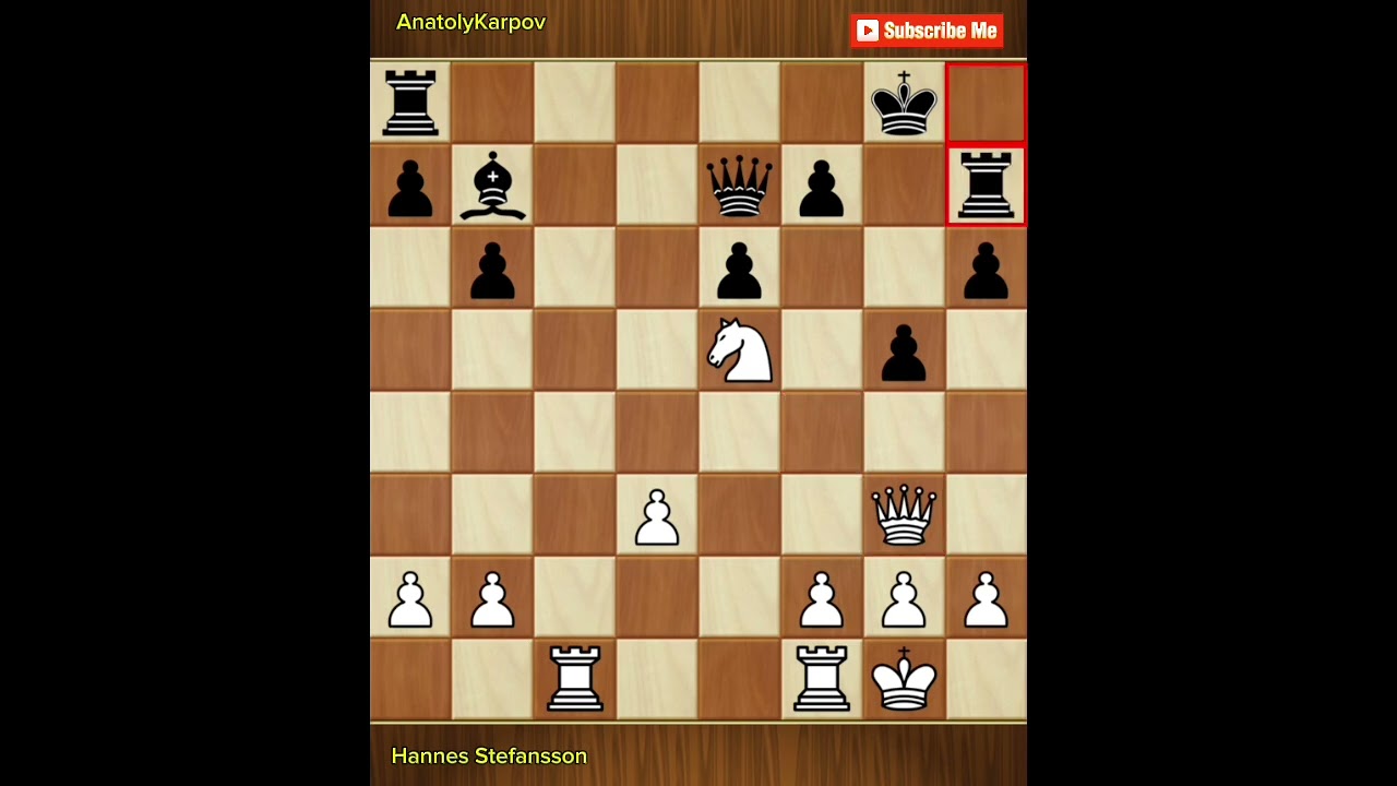Match Day: Hannes Stefansson vs anatoly Karpov * Rapid Reijkvi ISL 2003 *