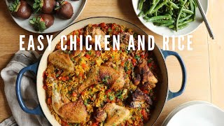 Ultimate Comfort Food: Chicken and Rice Recipe with Garlic Green Beans - Easy and Flavorful! by Jehan Powell 1,070 views 3 months ago 5 minutes, 57 seconds