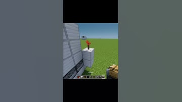 Minecraft Automatic Nether portal Tutorial. #shorts