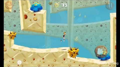 Rayman Fiesta Run Level 2 Invaded Cheese Party Walkthrough PERFECT 100%