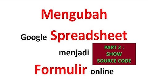 Apps Script | Form Input | Userform Alternative | Google Sheets (Part 2)