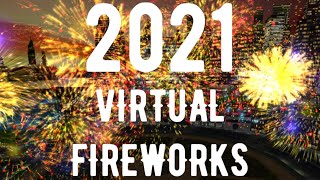 New Year’s Day 2021!  (Virtual Firework Display)