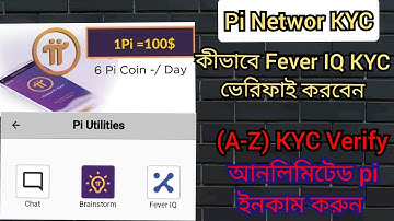 Pi Network Fever IQ KYC Verify | Verify Your Pi Account | Digital Cryptocurrency -2021