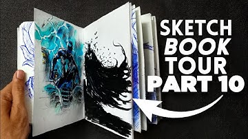 My SKETCHBOOK TOUR Part 10(Haha Laugh At my Drawings)