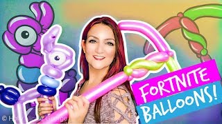 FORTNITE PICKAXE Balloon Tutorial - Learn Balloon Animals with Holly!