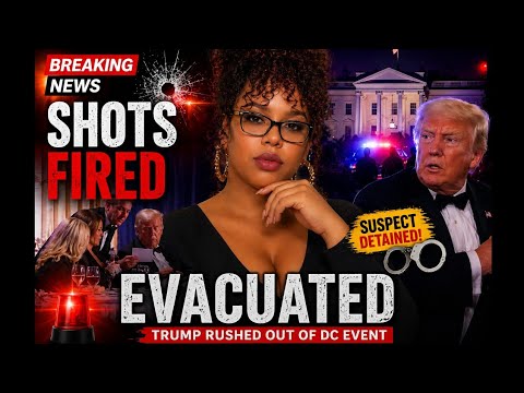SHOTS FIRED At DC Event — Trump EVACUATED 🚨 Suspect Detained! - YouTube