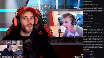 xQc Reacts To PewDiePie video about Ninja