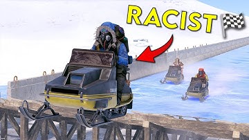 i built a racetrack in rust... (ft. soup & trippy)