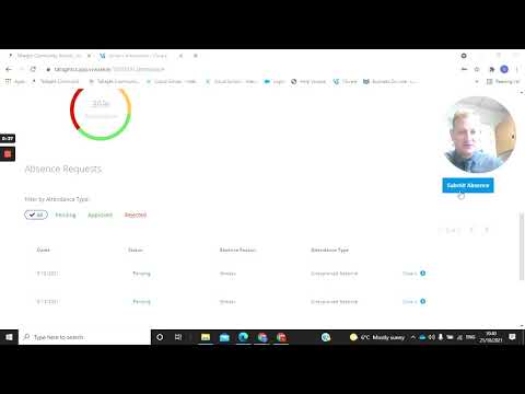 VSware Attendance: How to submit an Attendance Note