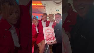 Drawing Richard Branson with red biro, on a VIRGIN flight! Nathan Wyburn
