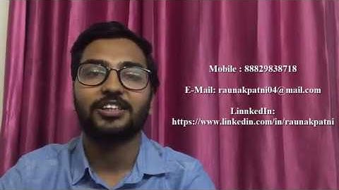 A Data Scientist Video Resume Sample