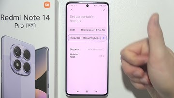 Redmi Note 14 Pro: Find Hotspot Password