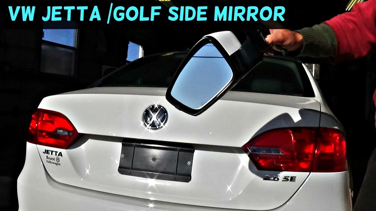 Replacement Left Side Mirror Glass Fit Rabbit GTI Passat Jetta Power Adhesive LH