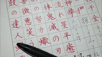 美文字練習LIVE20251129 Japanese Calligraphy Lesson