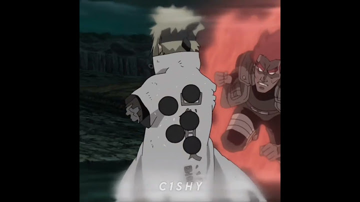 Minato Outspeeds Guy's Eight Gate😳🥵